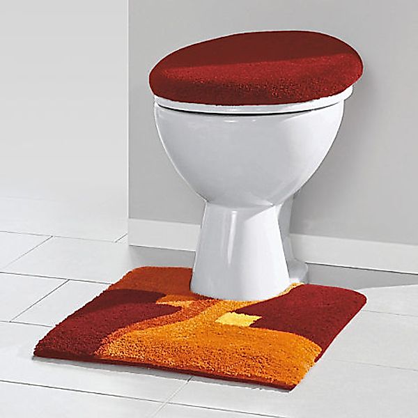 Erwin Müller Badematte WC-Umrandung "Athen", Höhe 20 mm, eckig, Grafik günstig online kaufen