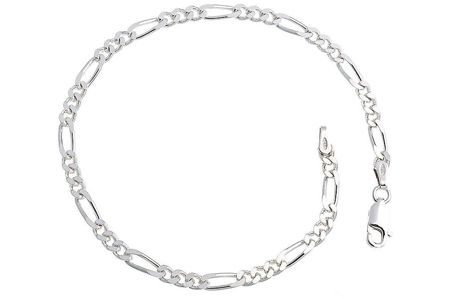 Silberkettenstore Silberarmband Figarokette Armband 3,4mm - günstig online kaufen
