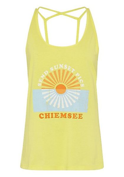 Chiemsee Spaghettitop Top mit sommerlichem Schriftzug und Motiv 1 günstig online kaufen