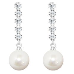 LÖB Perlenohrringe Damen Perlenohrringe Ohrringe Hängend günstig online kaufen