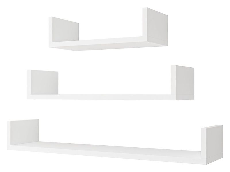 MIRJAN24 Wandregal Trio 004, 3er-Set, Breite: 40, 60, 80 cm, Haken zum Aufh günstig online kaufen