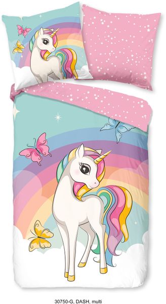 good morning Kinderbettwäsche "Dash" 2 Stk. tlg. Baumwolle, 135x200, Reißve günstig online kaufen