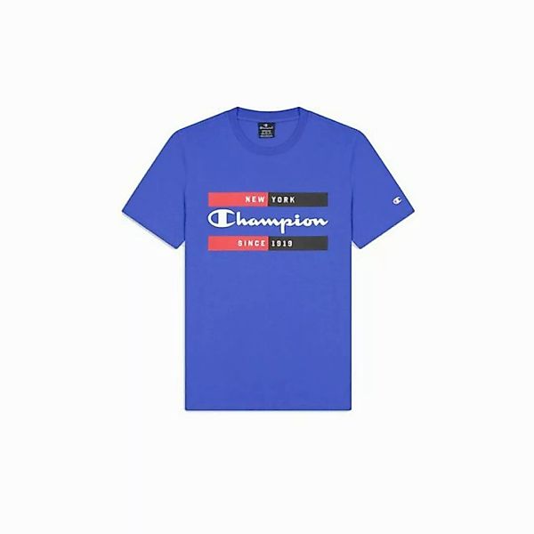 Champion T-Shirt Herren Kurzarm-T-Shirt Champion Crewneck Blau günstig online kaufen