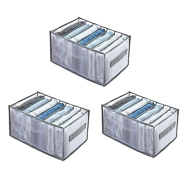 zggzerg Aufbewahrungsbox Kleiderschrank Ordnungssystem für Jeans günstig online kaufen