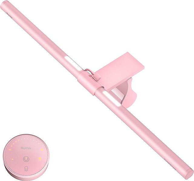 Quntis LED Schreibtischlampe Rosa Monitor Lampe mit Fernbedienung für Compu günstig online kaufen