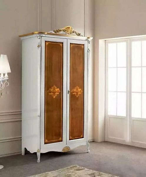 JVmoebel Kleiderschrank Weiß Kleiderschrank Luxus Schrank Schlafzimmer Holz günstig online kaufen