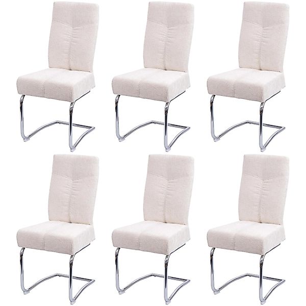 CHEFGASTRO Esszimmerstuhl 6er-Set Gepolstert 105x46x60cm Sitzhöhe 53cm Meta günstig online kaufen