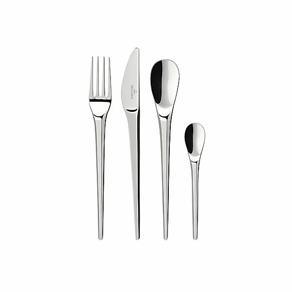 Villeroy & Boch Besteck-Set "Tafelbesteck NewMoon 24er Set silber" günstig online kaufen