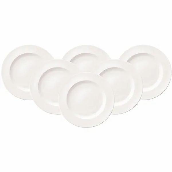 Villeroy & Boch Speiseteller »Speiseteller For Me ø 27,5 cm 6er Set weiß« günstig online kaufen