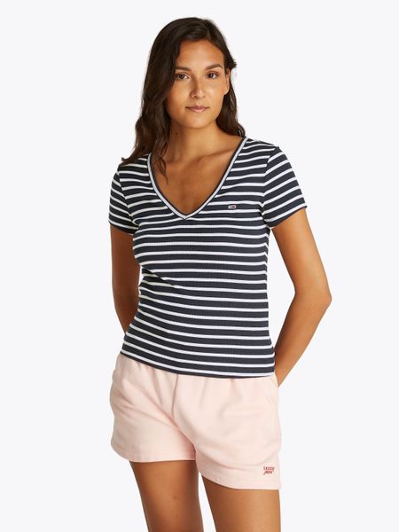 Tommy Jeans Kurzarmshirt TJW SLIM ESSENTIAL günstig online kaufen