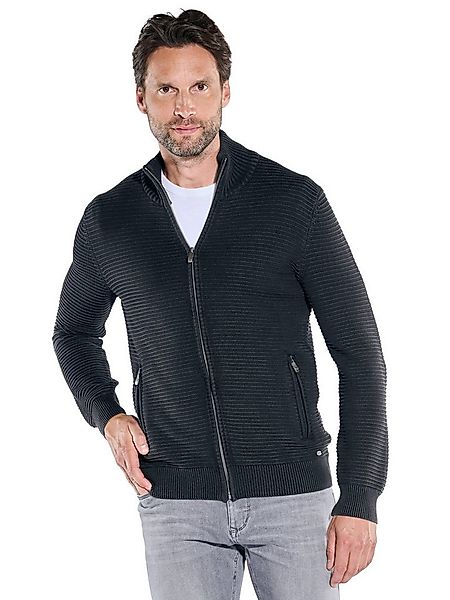Engbers Strickjacke engbers Herren Strickjacke strukturiert, Anthrazit günstig online kaufen