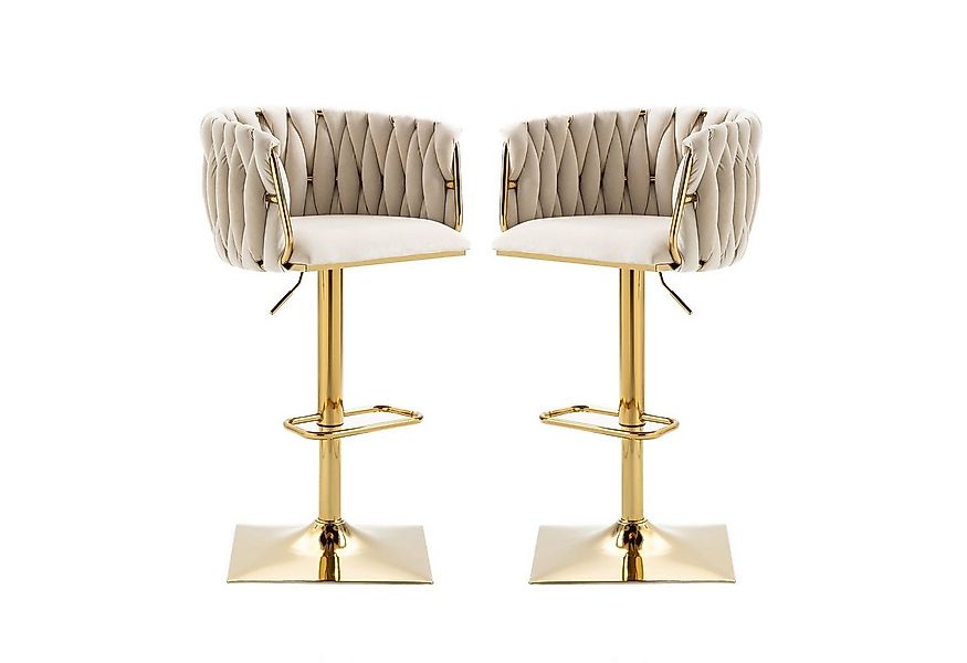 OKWISH Barhocker Drehbare Barhocker, 2er-Set, höhenverstellbare Tresenstühl günstig online kaufen