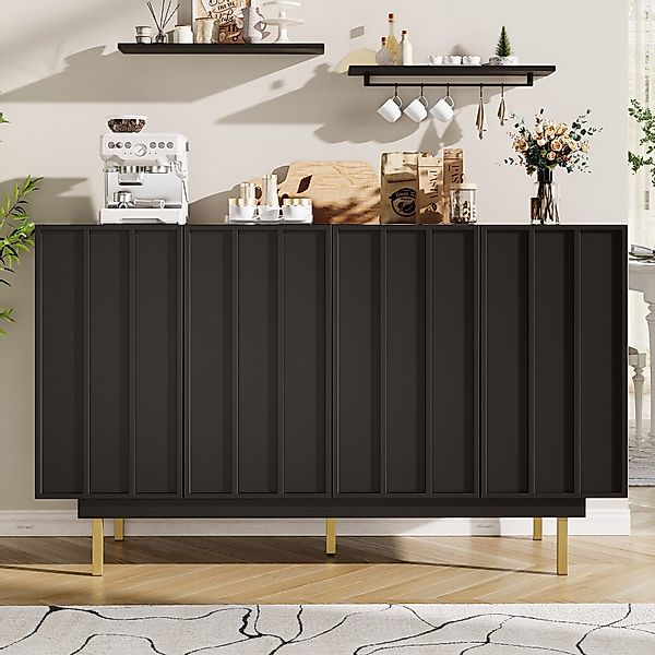 KLAM HOME Sideboard Küchenschrank Aufbewahrungsschrank mit günstig online kaufen