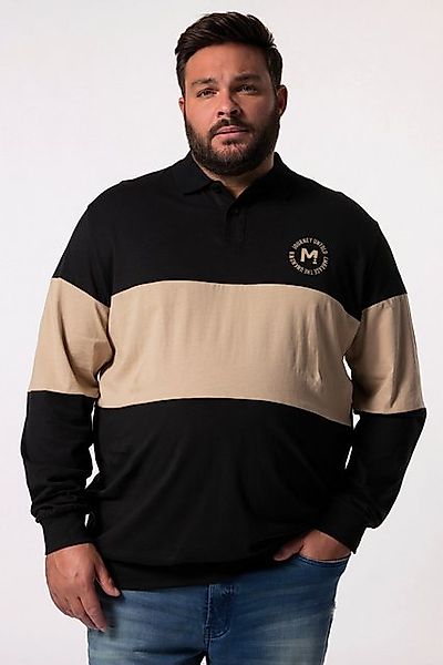 Men Plus Poloshirt Men+ Poloshirt Bauchfit Langarm Rugby bis 8 XL günstig online kaufen