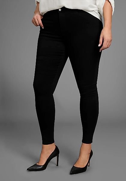 ONLY CARMAKOMA Skinny-fit-Jeans "CARTHUNDER PUSH UP REG SK JNS" günstig online kaufen
