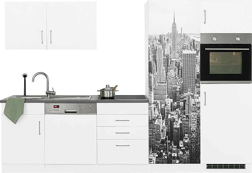 KOCHSTATION Küchenzeile "KS-Paris – Küchen mit einzigartigen Fotomotiven au günstig online kaufen