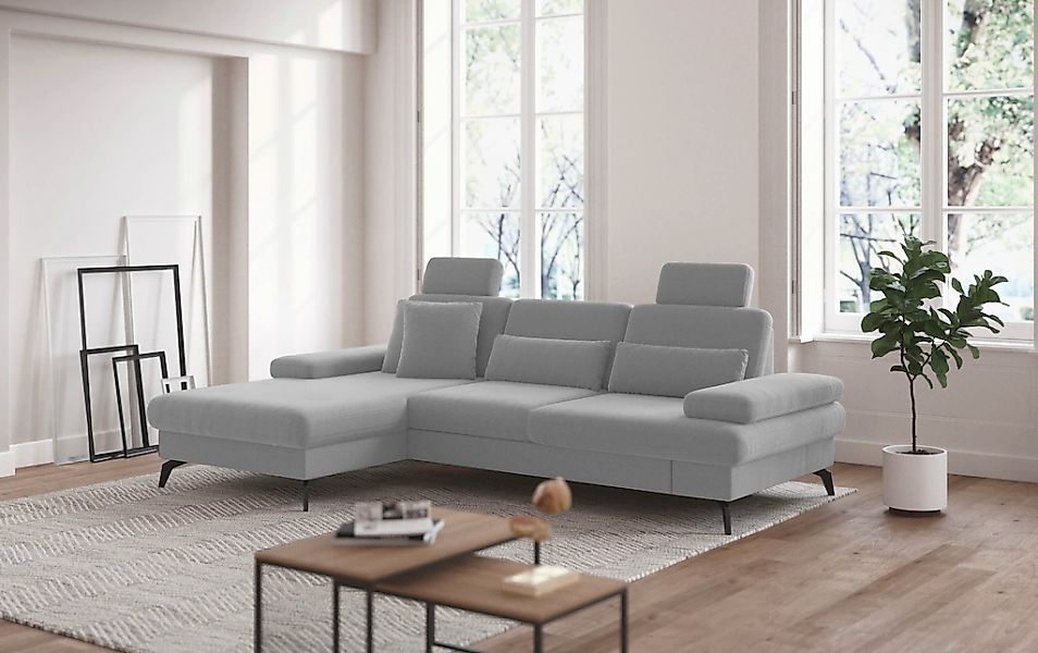 sit&more Ecksofa »Morris L-Form, inkl. Sitztiefenverstellung« wahlweise mit günstig online kaufen