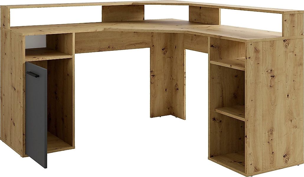 byLIVING Gamingtisch Fox, Breite 139 cm, moderner Eck-Schreibtisch günstig online kaufen