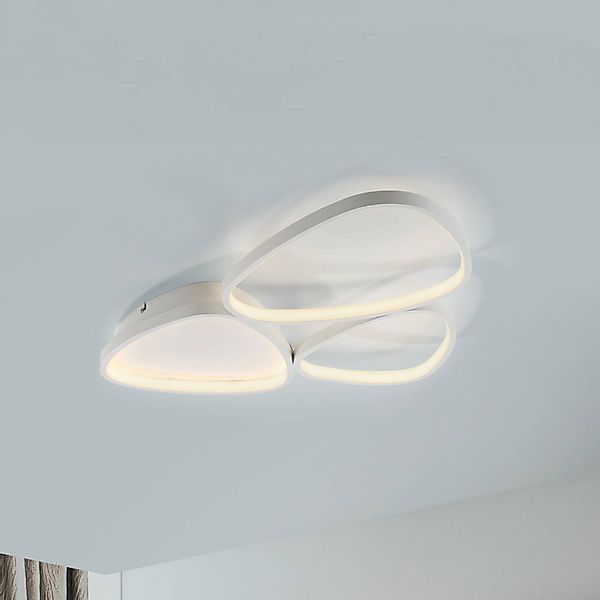 JUST LIGHT Deckenleuchte PEBBLES, Dimmfunktion, LED günstig online kaufen