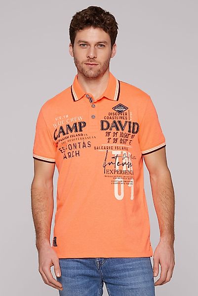 CAMP DAVID Poloshirt mit Seitenschlitze günstig online kaufen