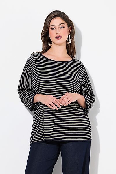 Ulla Popken Strickpullover Pullover Ringel Oversized günstig online kaufen