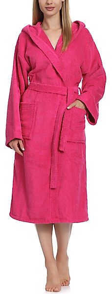 Ladeheid Bademantel Damen Frottee Bademantel aus günstig online kaufen