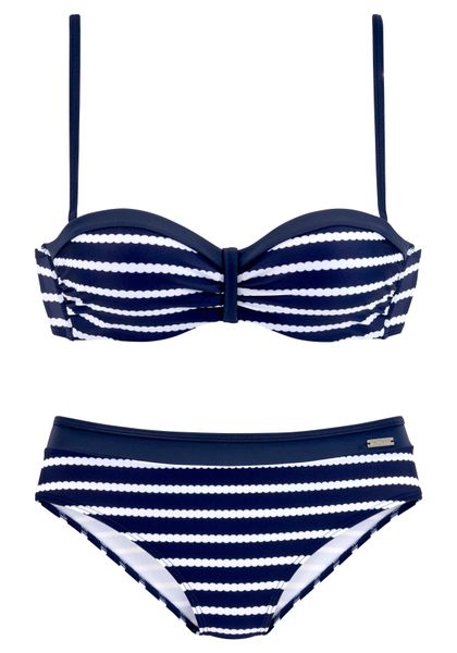 LASCANA Bügel-Bandeau-Bikini mit Trägervarianten günstig online kaufen