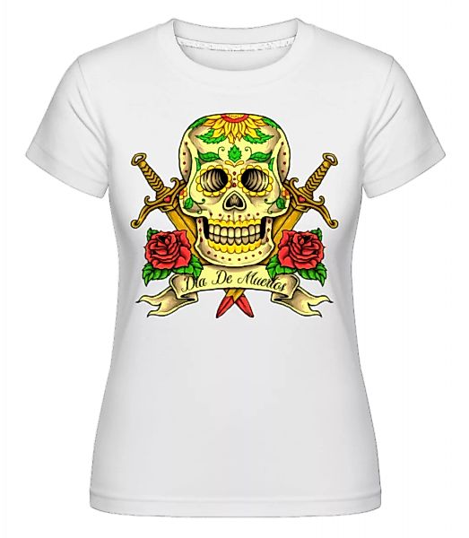Day Of The Dead Skull · Shirtinator Frauen T-Shirt günstig online kaufen