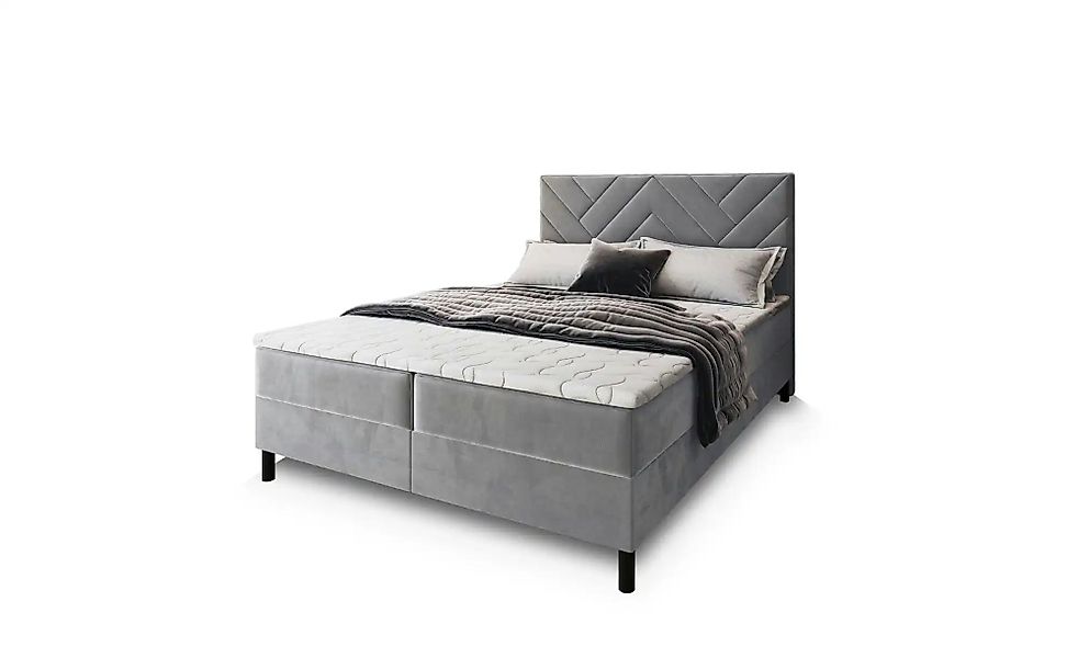 MASSENO Boxbett mit Bettkasten Rokis ¦ grau ¦ Maße (cm): B: 180 H: 98 Bette günstig online kaufen