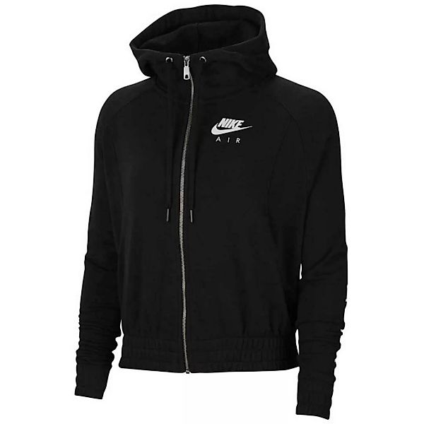 Nike Sportswear Air Sweatshirt Mit Reißverschluss M Black / White günstig online kaufen