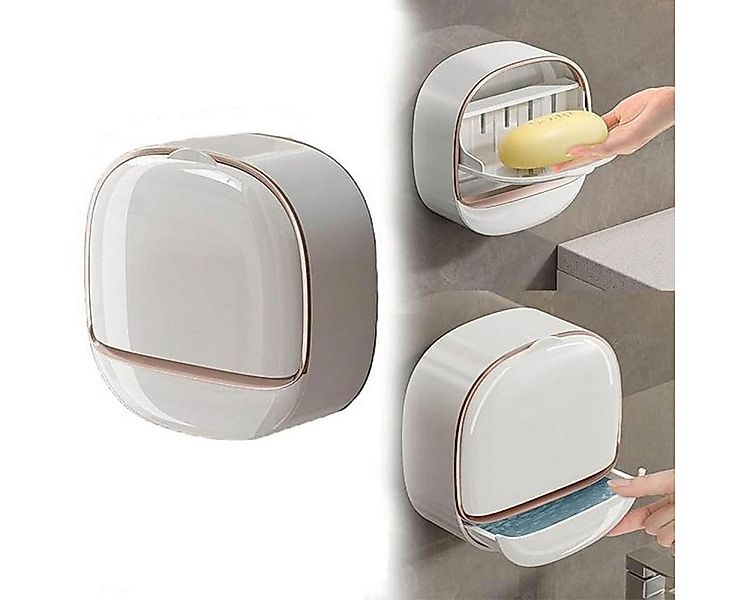 FELIXLEO Seifenablage Seifenschale mit Abtropfschale, Wandseifenhalter für günstig online kaufen