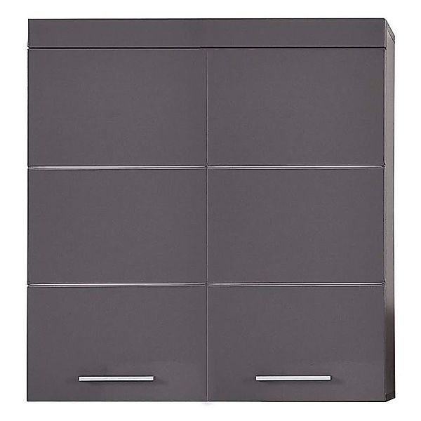 trendteam Hängeschrank Badezimmerschrank Oberschrank Badmöbel Grau günstig online kaufen