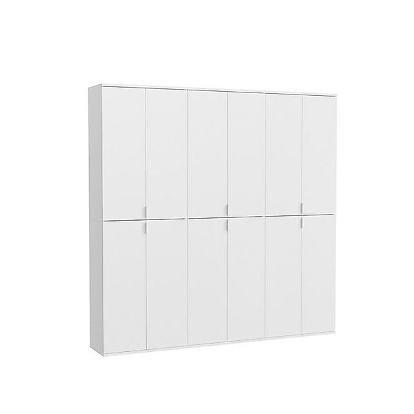 Mehrzweckschrank-Set  Projekt X ¦ weiß ¦ Maße (cm): B: 183 H: 193 T: 34.0 S günstig online kaufen