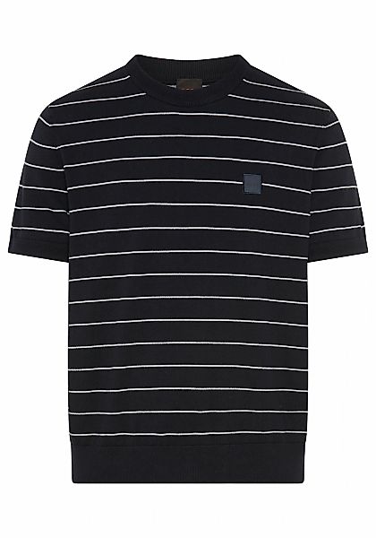 BOSS ORANGE Kurzarmpullover "Kanacho" mit Kaschmir-Anteil, Rundhals günstig online kaufen