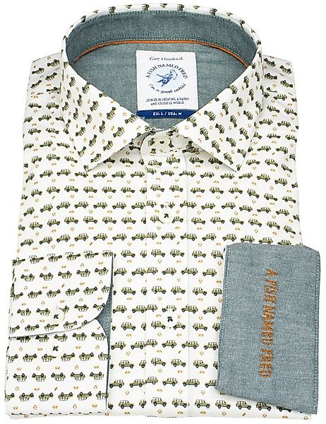 A Fish named Fred Langarmhemd leicht tailliert Kentkragen günstig online kaufen