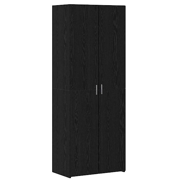 vidaXL Highboard Schwarz Eichen-Optik 70 x 42,5 x 185 cm Holzwerkstoff 3365 günstig online kaufen