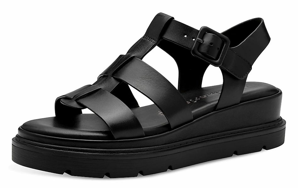 Tamaris Keilsandalette, Plateau, Riemchensandale, Sommerschuh mit verstellb günstig online kaufen