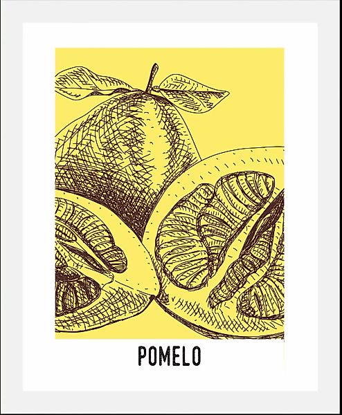 queence Bild "Pomelo", Obst-Obst Bilder-Kunst-Abstrakt-Essen-Lebensmittel-S günstig online kaufen