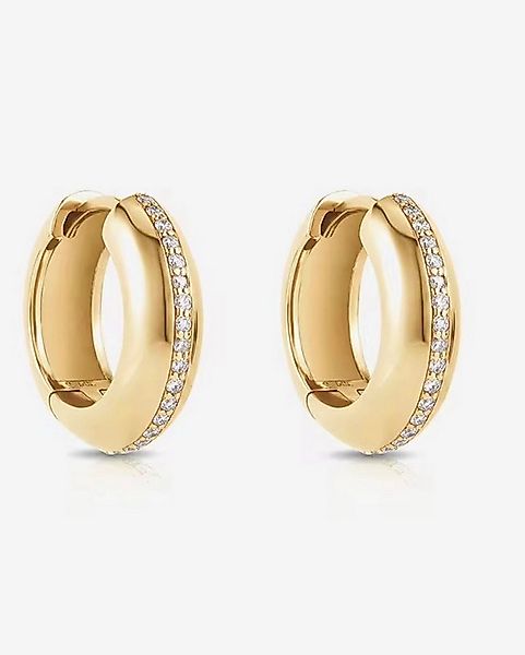 ROUGEMONT Paar Creolen Elegante Damen Creolen 18K Gold -wasserfesst -Hypoal günstig online kaufen