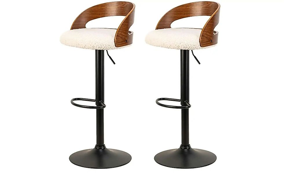 Barhocker 2er-Set  Tabvictoria ¦ weiß ¦ Maße (cm): B: 46 H: 101 Polstermöbe günstig online kaufen