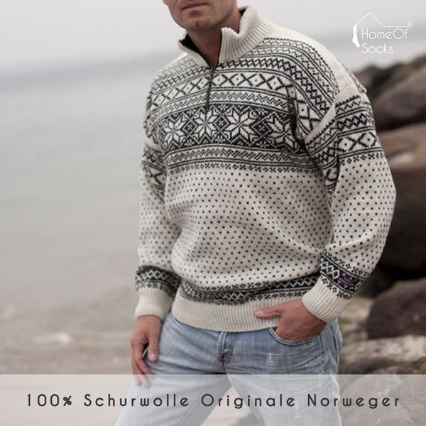 HomeOfSocks Norwegerpullover Hochwertige Norweger Pullover klassisches günstig online kaufen