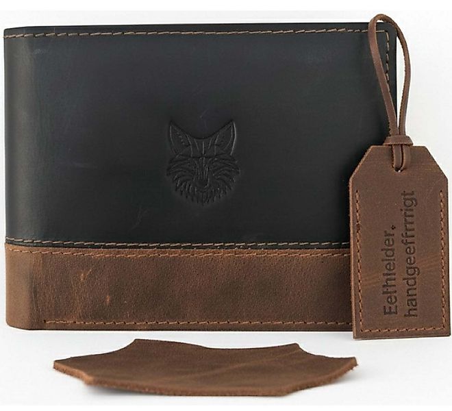 HUZK Geldbörse "Hunter Duo" Geldbeutel Männer Herren Portemonnaie (Hand-Mad günstig online kaufen