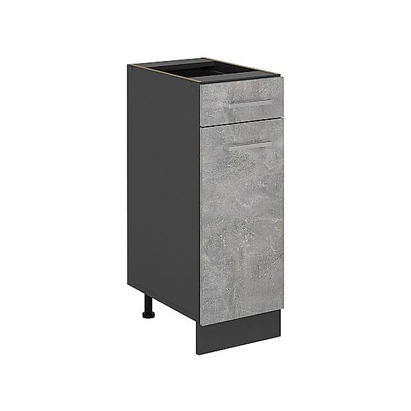Vicco Unterschrank R-Line, Beton/Anthrazit, 30 cm günstig online kaufen