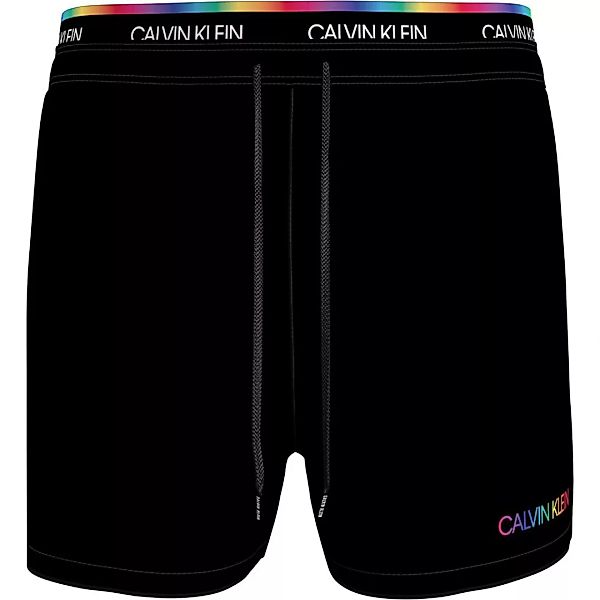 Calvin Klein Underwear Mittelgroße Badeshorts Mit Doppeltem Bund M Pvh Blac günstig online kaufen