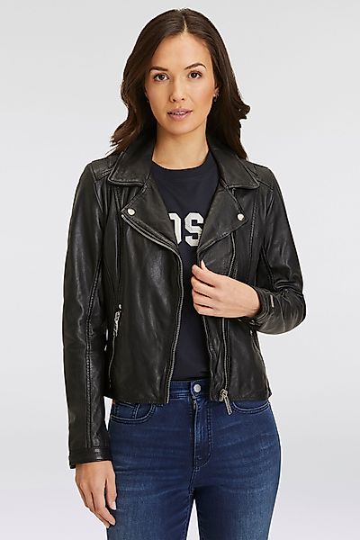 Maze Lederjacke im Bikerlook und Einsätze günstig online kaufen