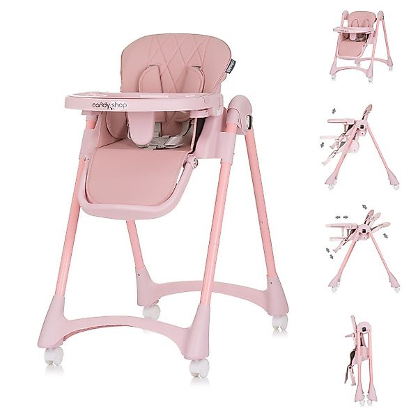 Chipolino Kombihochstuhl Kinderhochstuhl Candy Shop, 4 günstig online kaufen