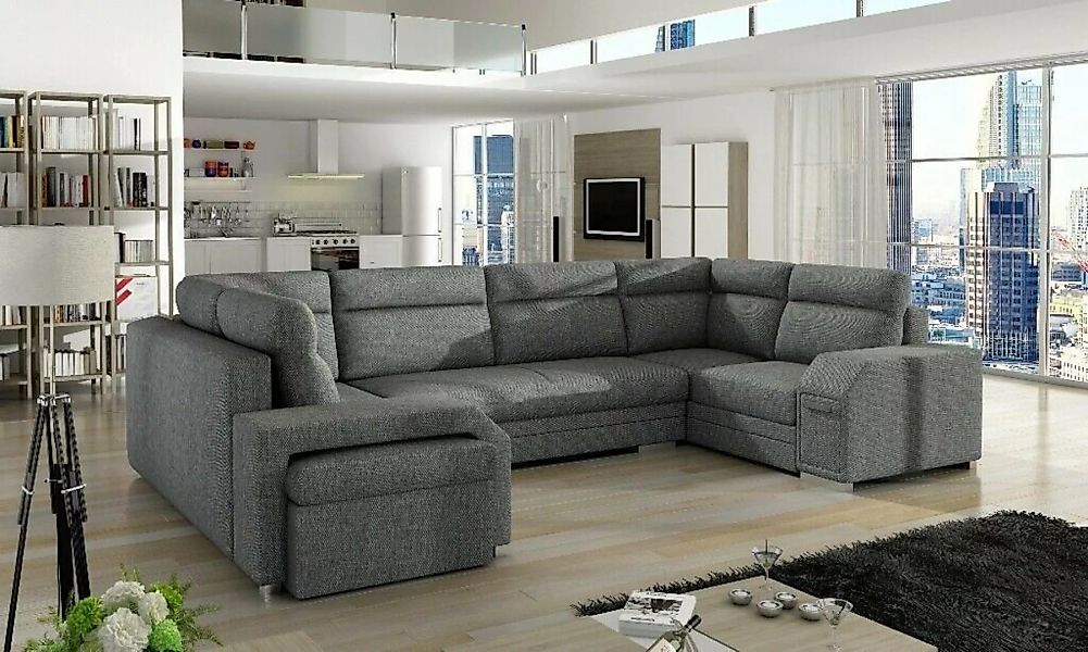 JVmoebel Ecksofa, XXL Wohnlandschaft Ecksofa Sofa Couch Polster Garnitur De günstig online kaufen
