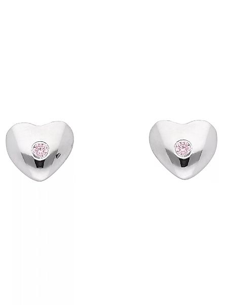 Adelia´s Paar Ohrhänger "1 Paar 925 Silber Ohrringe / Ohrstecker Herz mit Z günstig online kaufen