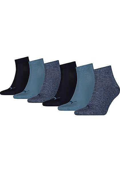 PUMA Kurzsocken UNISEX QUARTER PLAIN 6P günstig online kaufen