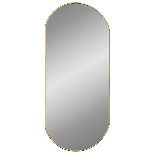 vidaXL Wandspiegel Golden 90x40 cm Oval 348200 günstig online kaufen